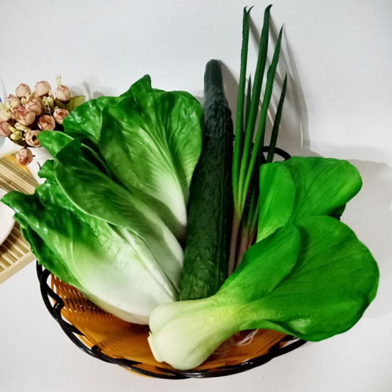 Vegetable and Fruit Model Set for Kitchen Decoration, Farmhouse Display, or Early Education Play