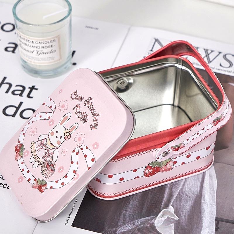 Tinplate Candy Box Kids Gifts Small Tin Box Cookie Boxes Portable Gift Case For Birthday Wedding Party Decoration