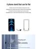 All-Aluminum Foldable Mobile Phone Holder for Desktop Streaming & Viewing