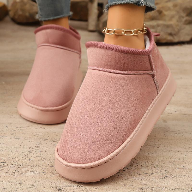 

New home cotton slippers warm and thickened couple models simple autumn and winter indoor half pack and home furnishing 36-37