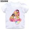 Different Princess Cinderella Number Print Girls Clothes 1 2 3 4 5 6 7 8 9 Years Birthday Kids Tshirt Baby Boys Children T-Shirt