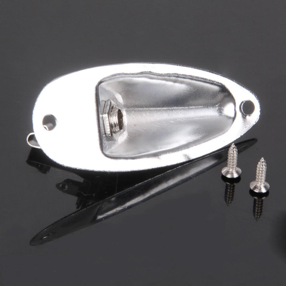 Guitarra Pickup Boat Guitar Jack Plate Guitar Parts 6.35mm Guitarra Pickup  Electric Guitar