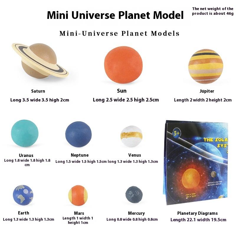 Solar System Model Educational Toys Universe Planet Earth Science Teaching Materials Cosmic Simulation Figures Astronomy For