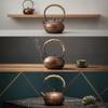 Chinese Tea Ceremony Kettle Handcrafted Hammered Copper for Collectors, Kitchen