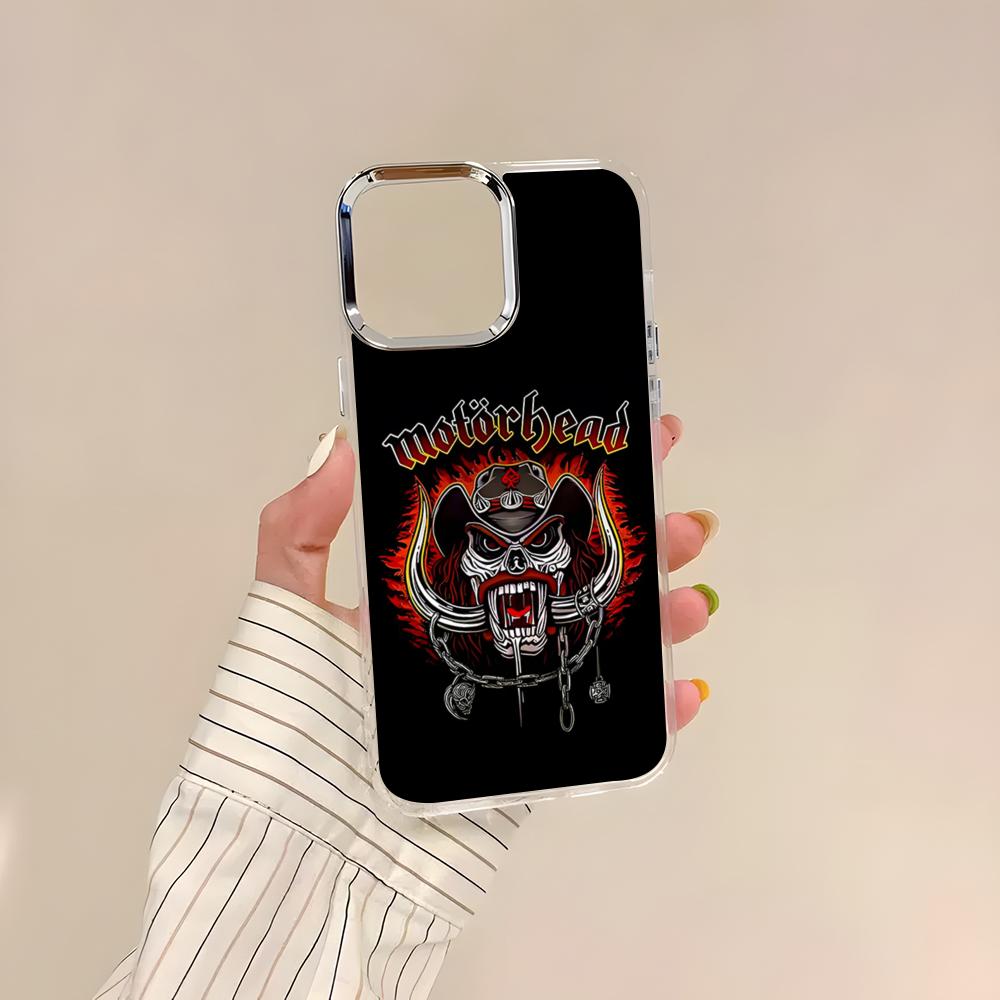 Band-M-M-Motorhead Phone Case For IPhone 17 Air 16 15 14 13 12 11 Pro Pro Max Plus Transparent Soft Cover
