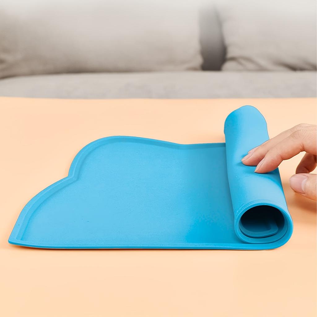 Silicon Pet Food Mat pentru câine pisică impermeabil Pet hrănire Mat non-alunecare catelus pisică hrană Mat câine apă bol Pad Pet Supplies