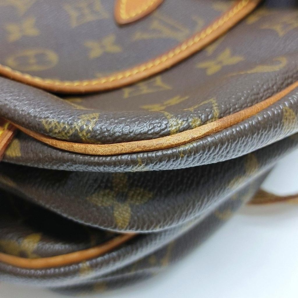 [Pre-Owned] Monogram Saumur 30 Iconic Classic Logo Print Adjustable Shoulder Strap Canvas And Leather Messenger Bag - Fair #9WBDKH