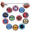 NFL Team Logo Glass Refrigerator Magnet - DIY Soft-Patch Set