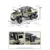 1/24 Land Range Rover Defender Alloy Pickup Car Model Diecasts Metal Off-road Vehicles Car Model Sound Light Childrens Toys Gift
