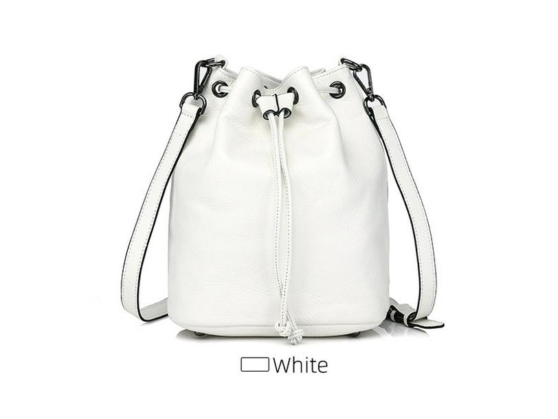 2024 Autumn-Winter Women's Fashion Drawstring Bucket Bag - Retro Single Shoulder Crossbody Commute Bag