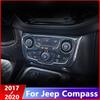 Pentru Jeep Compass 2017 2018 ABS cromat mașină aer condiționat pentru panou comutator capac cadru ornamente accesorii auto