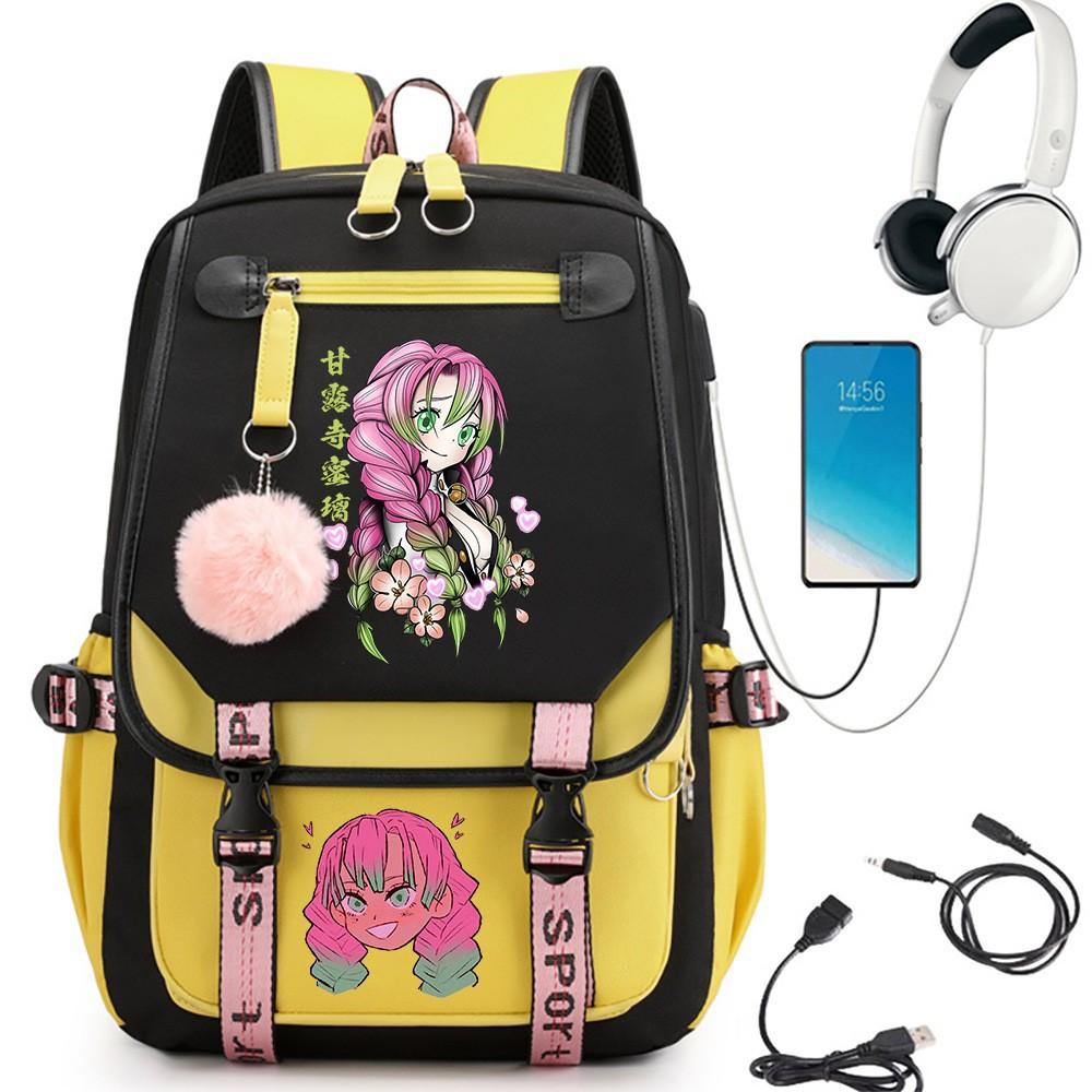 School Bag Large Capacity Travel Bag Animation Cartoon Printing Peripheral School Bag Computer Bag