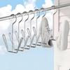 1/4Pcs Stainless Steel U-Shaped Shoe Drying Rack, Windproof, Quick-Dry, Space-Saving Wall-Mounted Hooks For Outdoor & Indoor Use