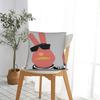 Comedy 31 M-Minutos Pillow Cover Red Bunny Soft Cushion Cover Vintage Pillow Case For Living Room Bed Chair