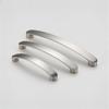 Bright Chrome Furniture Cabinet Handle Modern Minimalist Kitchen Door Knob Brushed Drawer Wardrobe Door Pull Hardware Dress Knob