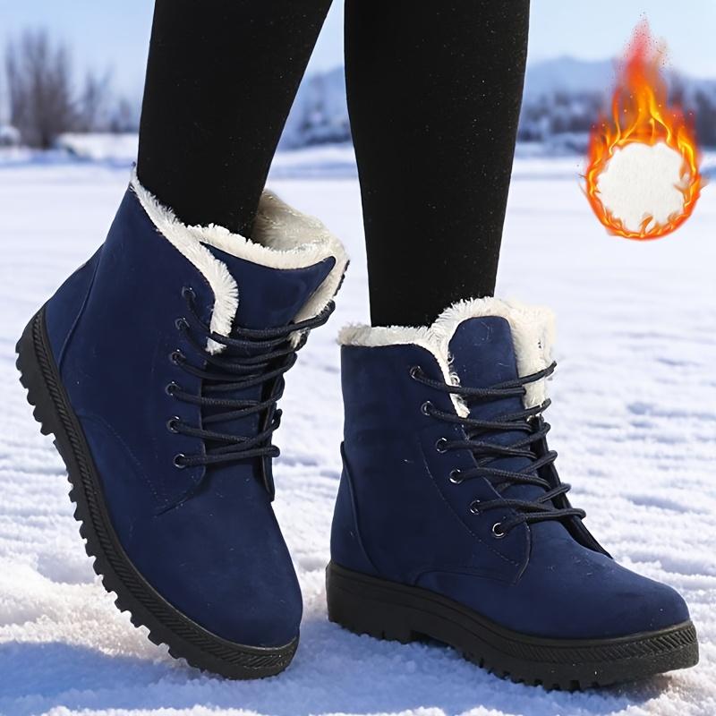 Winter Boots Fashionable New Versatile High Top Snow Couples Warm Oversized Thick Soled Shoes Warm Protection for Cold Weather Conditions