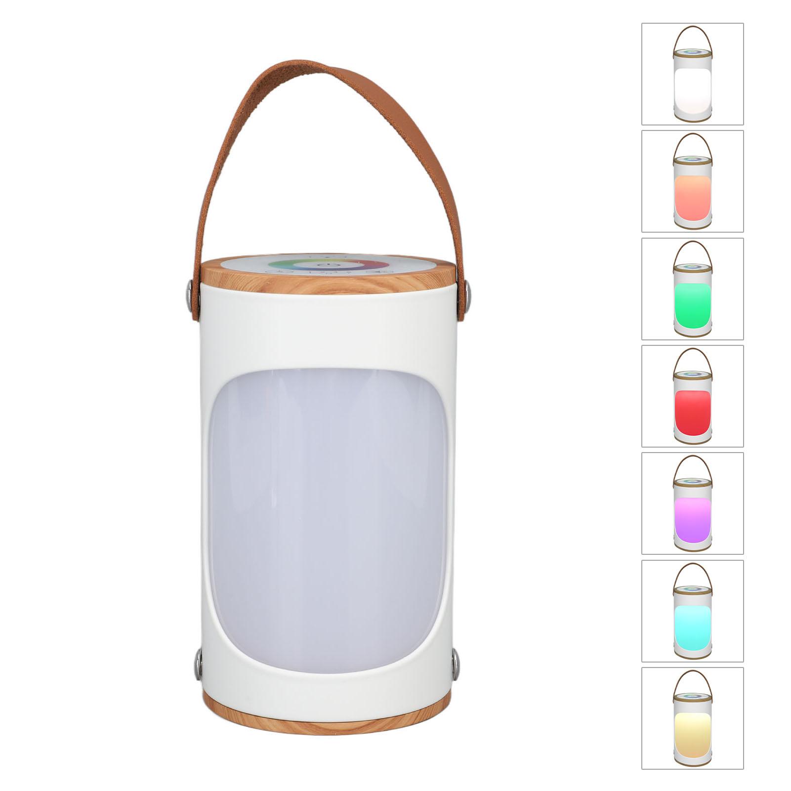 

Night Light 7 Colors Multifunctional Portable Timing Brightness Adjustment Memory Function Ambient Light for Bedrooms Offices