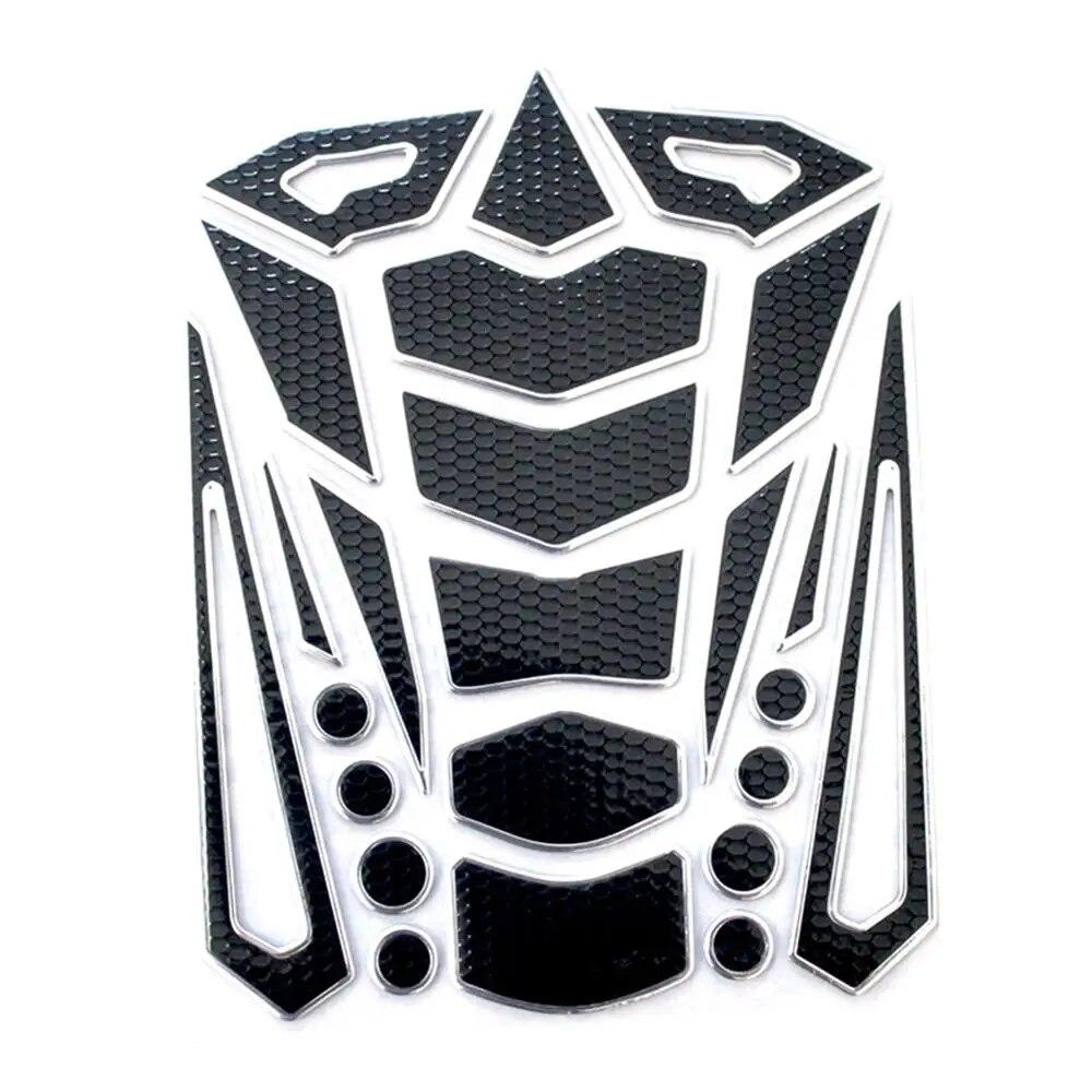 Universal 3D PVC Fishbone  Sticker Gas Fuel Oil Tank Pad Protector Cover Decals Motorcycle Tank Pad Sticker Accessories Parts