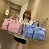 Travel Bag Large Capacity Women's Light Portable Business Travel Luggage Bag Oxford Cloth Dry and Wet Separation Sports Fitness Bag