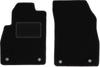 Black Front Floor Mats For: Opel Astra J Hatchback, Sedan, Station Wagon, Sports Tourer (2009-2015)