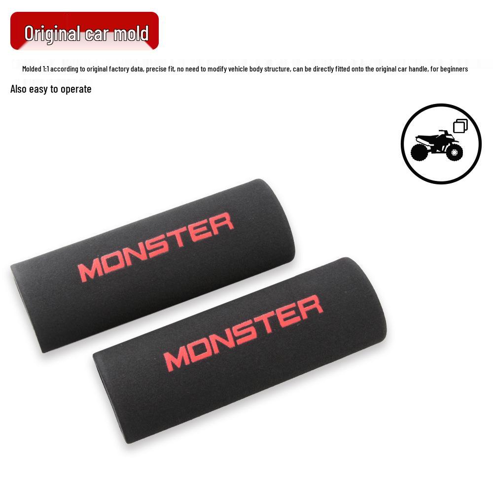 Custom Handlebar Grips for Ducati Monster: Anti-Slip, Sweat-Absorbing, Waterproof, Durable Sponge Design.