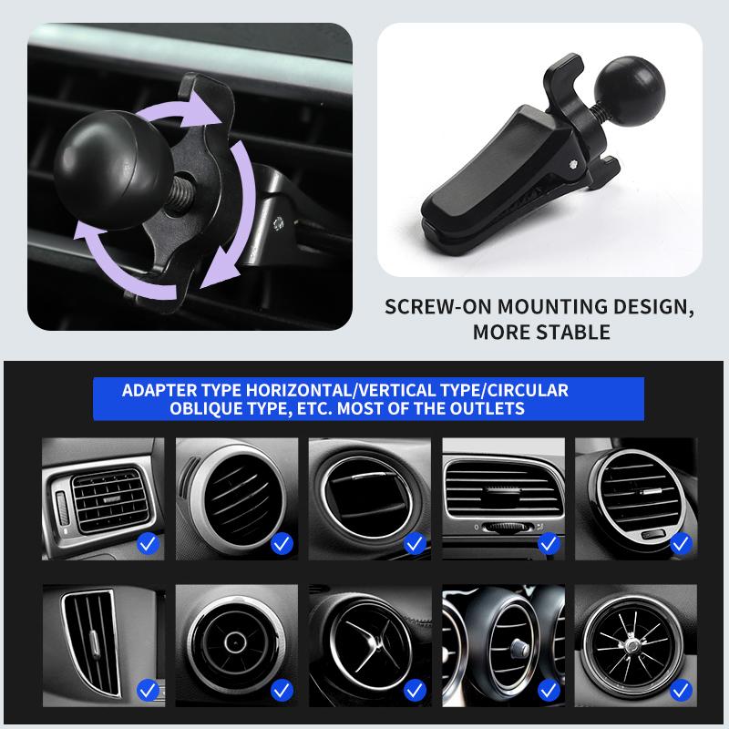 Car Logo Air Vent Universal Auto Phone Holder Interior Accessories For Mitsubishi Lancer ASX Pajero Mirage Attrage Xpander