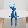 Collectible Sitting Statue Bunny Figurine Decorative Sculpture for Home and Garden