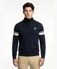 Meonsingweeo Men'S Sleeve-Point Half-Zip Sweater Navy Mr121Msw13