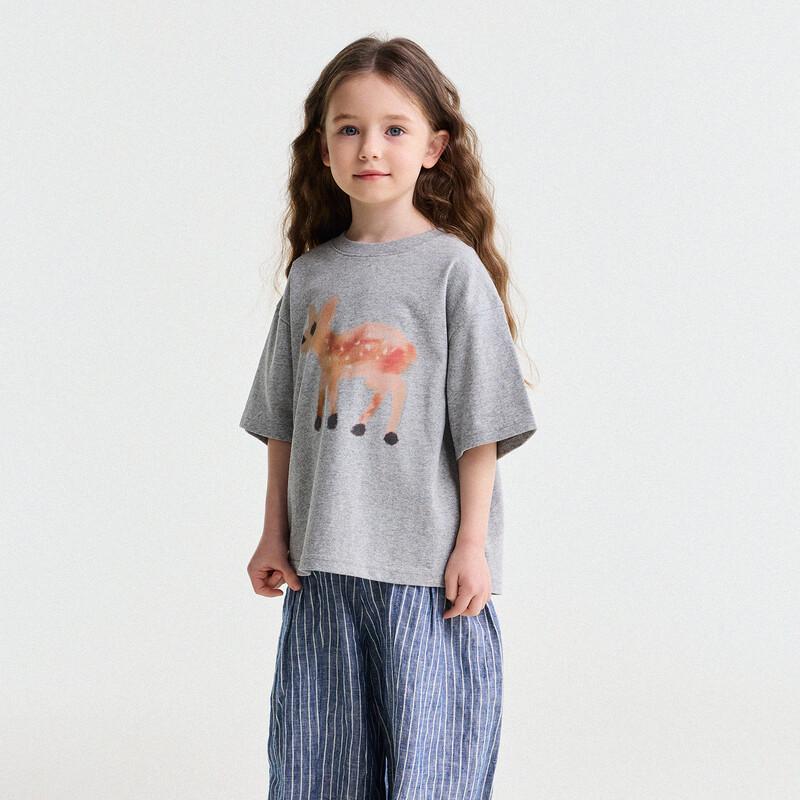 Girls' Summer Cotton Cartoon T-Shirt by Original Illustrator
