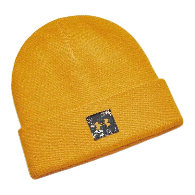 Under Armour Polyacrylic Beanies Women s Yellow 1373101-711 F