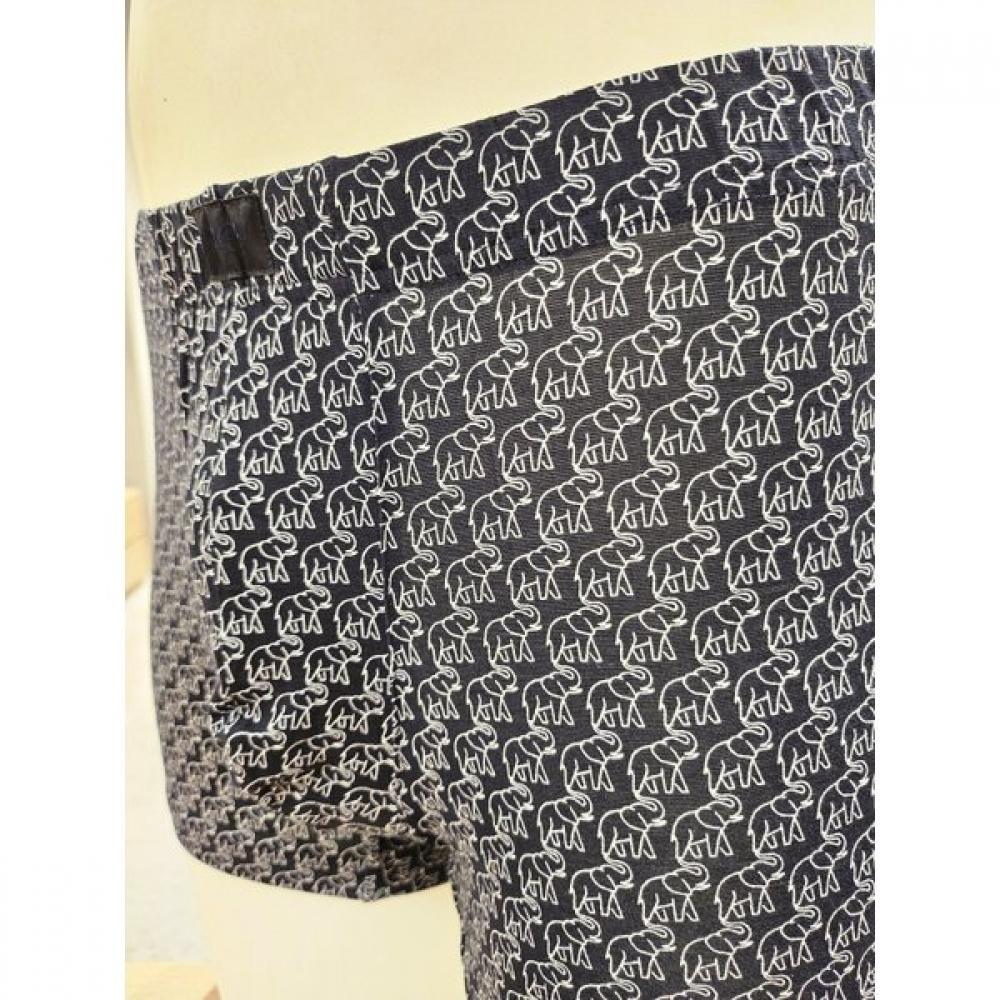 Navy Elephant Pattern Men S Modal briefS Gmt2019d