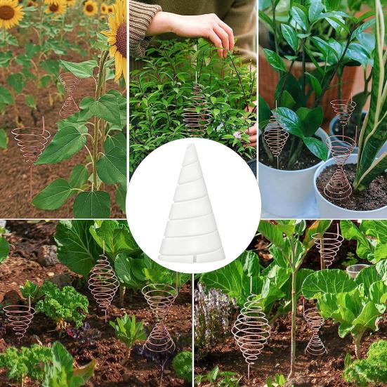 Garten-Kupferdraht-Antennenvorrichtung. Langlebige Fibonacci-Spulenwickelvorrichtung für elektroponische Gartenarbeit