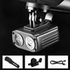 5 Modes Bicycle Front Lamp Type-C Rechangeable Bike Headlamp Bike Handlebar Headlight Power Display Cycling Accessories