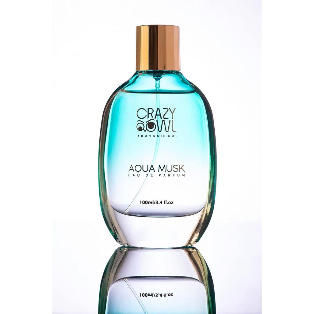 Crazy Owl AQUA MUSK Eau De Parfum | 100 Ml Premium Long Lasting Luxury Unisex Perfume