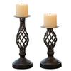 European-style American Cafe Candle Holder Wedding Candlelight Dinner Props Table Decorations Retro Candlestick Decoration