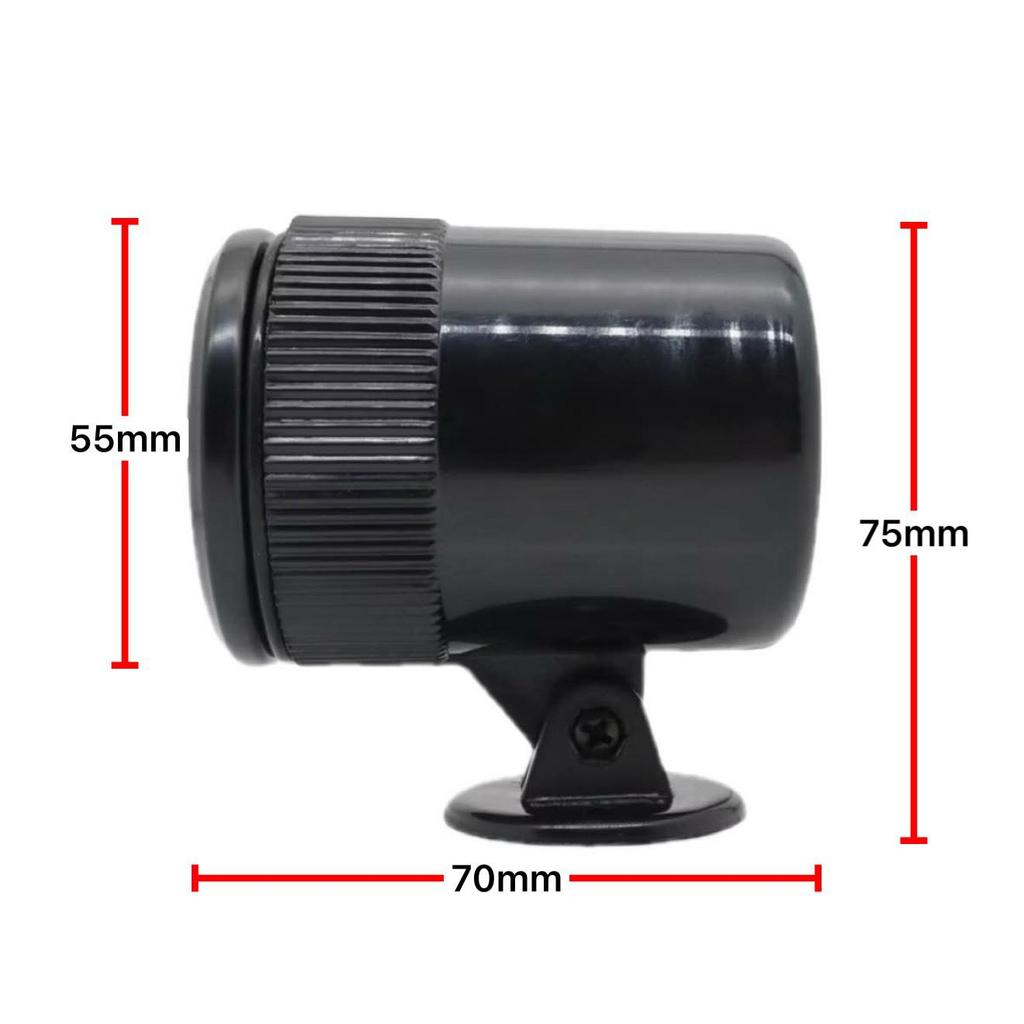 2-Inch 52mm Diesel Vehicle Tachometer, 0-6000 RPM, 12V Car Gauge