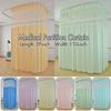 Cortina Médica Hospitalar Cortinas para Salão de Beleza SPA Cortinas para Pacientes Painel de Tratamento de Janela Cortinas Privadas Com Ganchos