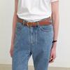 STEP AROUND Italy Leather Plain belt_BROWN