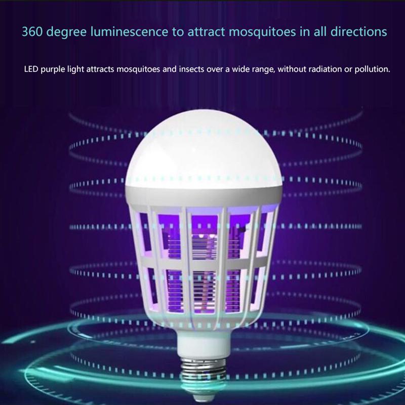 110/220V 9W/15W/20W Lampadina LED Anti-Zanzare a Doppio Uso Luce Notturna Anti-Zanzare Apparecchi di Illuminazione da Giardino