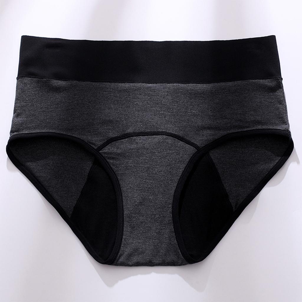 Atmungsaktive physiologische Unterwäsche für Damen mit mittlerer Taille, Menstruationshygiene-Hosen