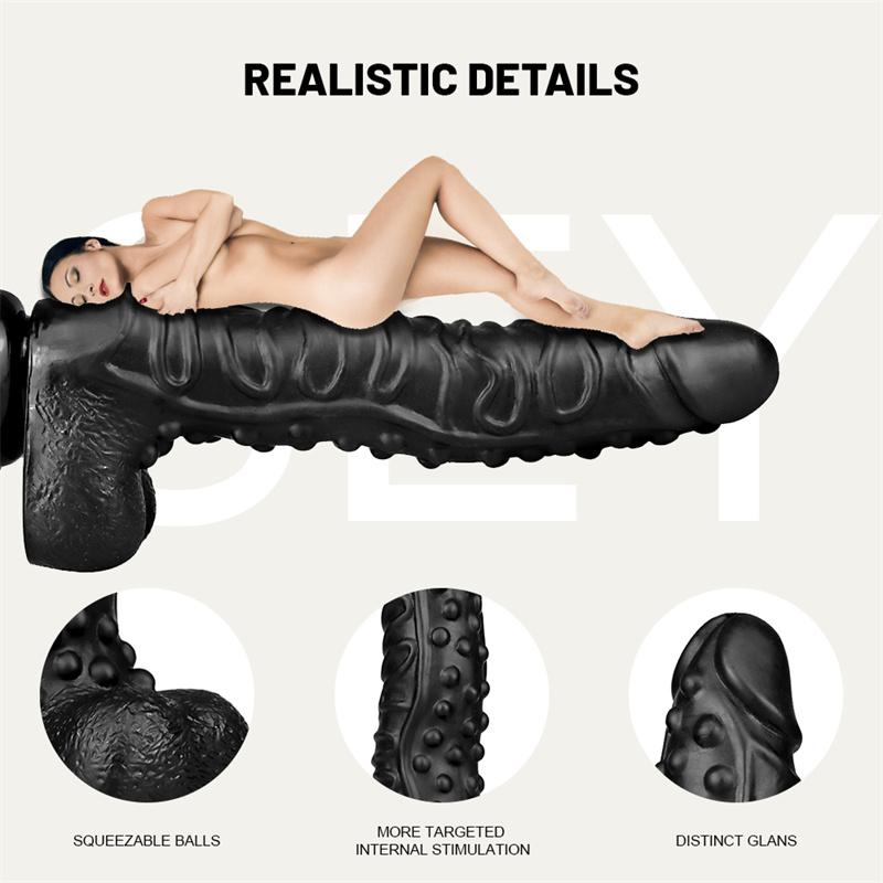 Allosaurus Female Simulation Dildo Crystal Transparent Dildo Adult Female Masturbation Stick