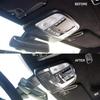 Kohlefaser Dach Leselicht Lampenabdeckung Zierleiste Für Jeep Grand Cherokee 2011+