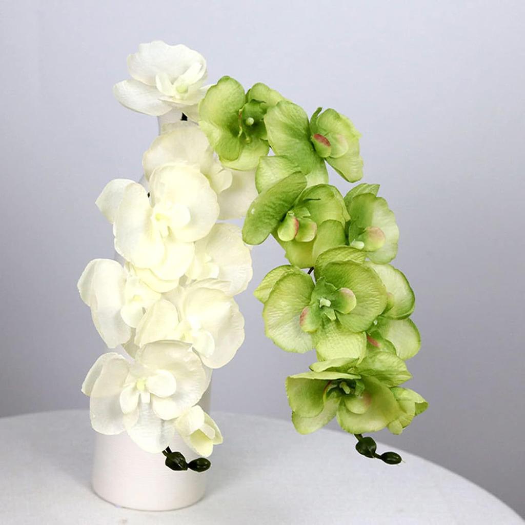 3D Artificial Flowers Branch Silk Butterfly Orchid Home Vase Table Decor Wedding Outdoor Garden Bride Bouquets DIY Garland Gifts
