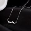 Banyan Tree Heart-Shaped Clavicle Necklace - S925 Silver, Light Luxury Design 2023