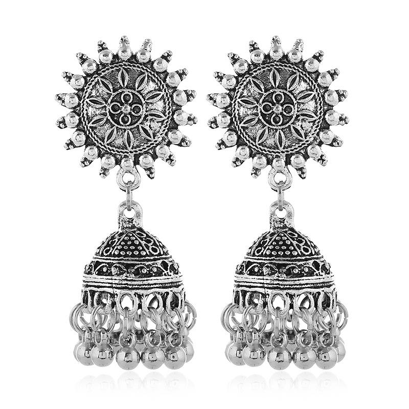 Vintage Indische Thailändische Vogel Laterne Quasten Ohrringe Temperamentvolle Weibliche Persönlichkeit Vielseitige Ohrringe Feiertags Ohrschmuck
