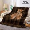 Tartan Teddy Umarmung Flanelldecke Warm Weich Halloween Weihnachten Sofa Warm Gemütlich Dekoratives Dekor Geschenk für Alle Jahreszeiten