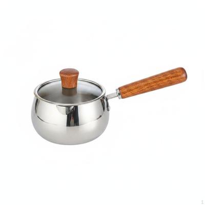 Infant Nutrition Pot Cooking NonCoated Stainless Steel Milk Heating Easy To Clean Mini Saucepan