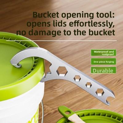 Multifunction Bucket Opener Wrench Universal Hand Tool For Jar Can Bottle Opening Special Wrench For Oil Drums1