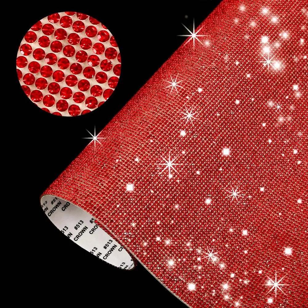 High quality Glitter Self-Adhesive Crystal Rhinestones Sticker Gift Decoration DIY Car Decoration Sticker Gem Stickers