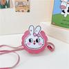 Rabbit Cute Cartoon Childrens Lanyard Messenger Bag Autumn Student Purse Coin